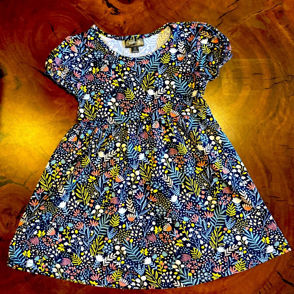 Picapino Floral Girls Dress